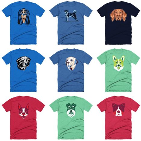 T-Shirts mit Hunde-Motiven von Golden Doodle