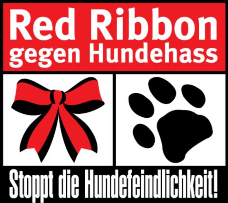 Red Ribbon Aktion gegen Hundehass