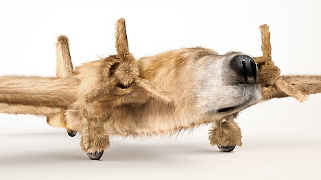 Ink Dogfighters Golden Retriever