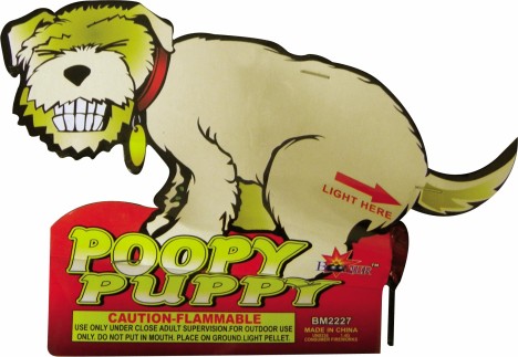 Poopy Puppy Feuerwerk